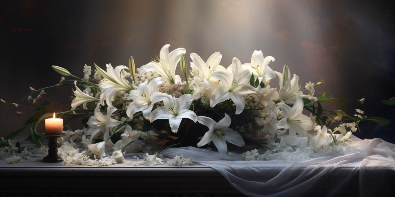Trumna biała - tradycyjne elementy pogrzebu